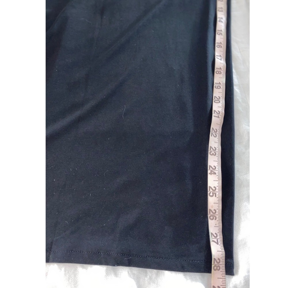 Lane Bryant Jumpsuit Women 22/24 Black Surplice Flutter Sleeve Wide Leg Pockets - Picture 13 of 16